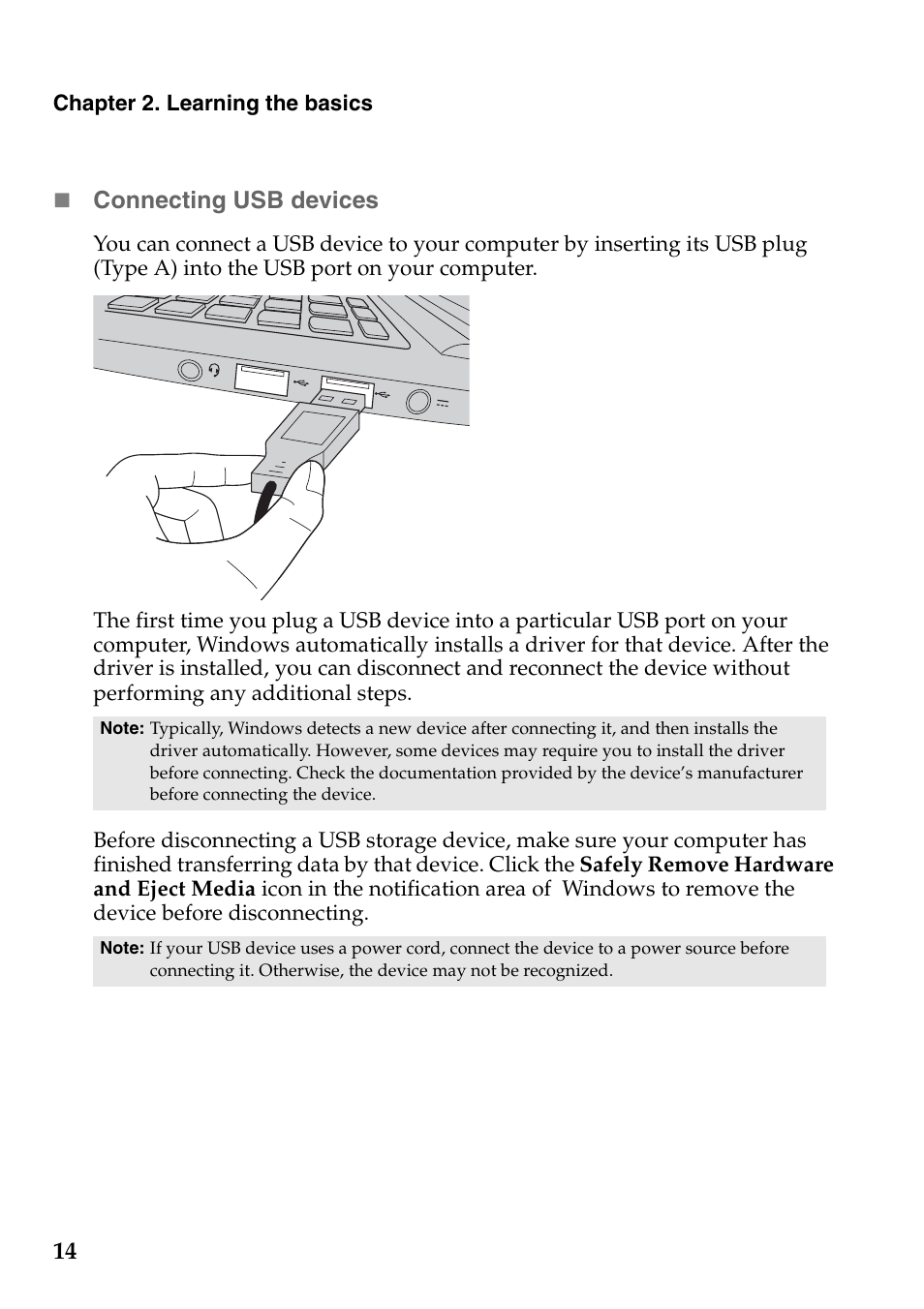 Lenovo IdeaPad S410 Notebook User Manual | Page 18 / 45