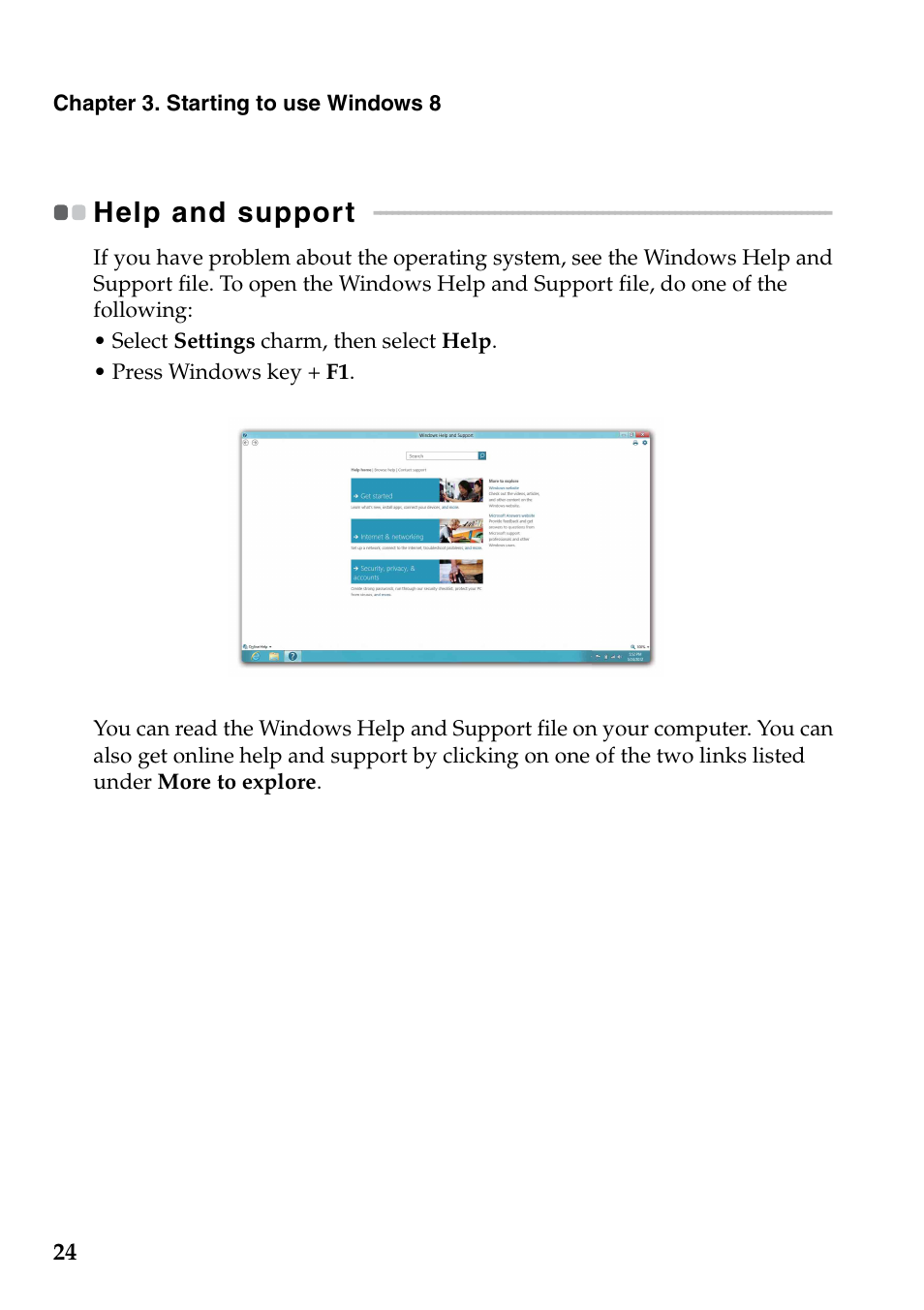 Help and support | Lenovo IdeaPad S410 Notebook User Manual | Page 28 / 45