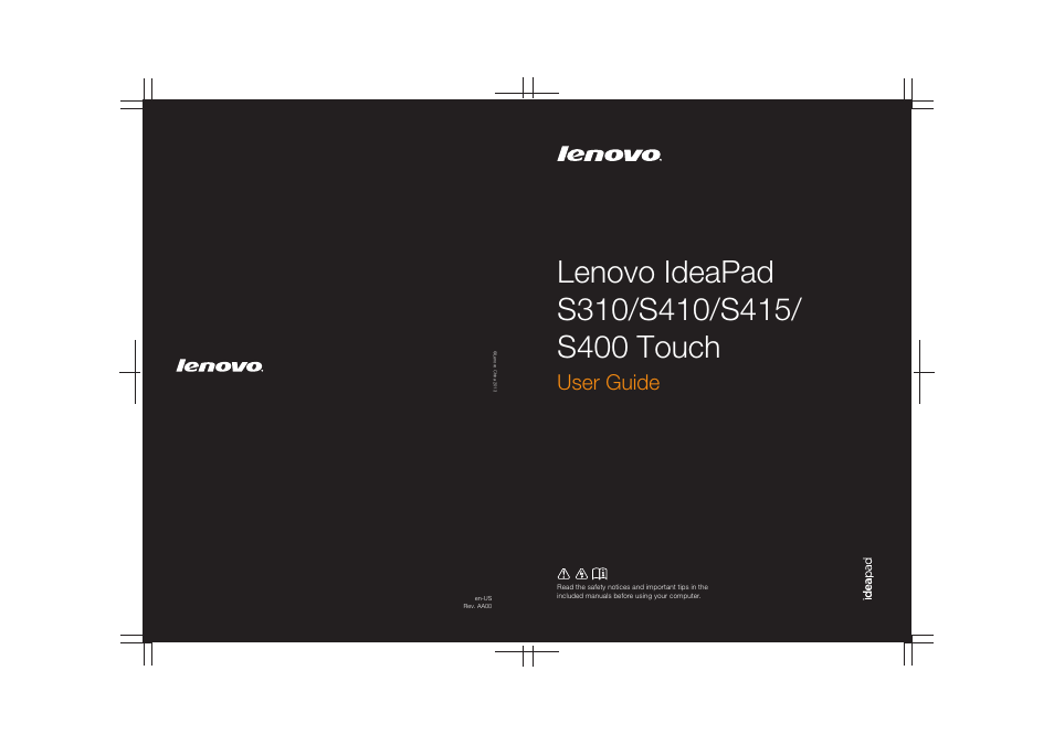 User guide | Lenovo IdeaPad S410 Notebook User Manual | Page 45 / 45