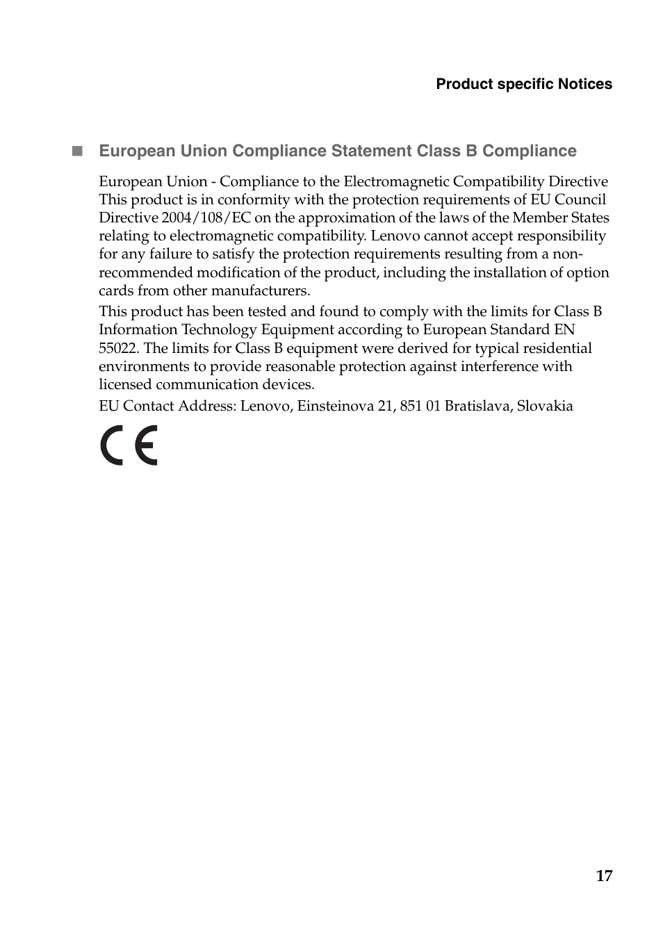 Lenovo IdeaPad Z500 Notebook User Manual | Page 17 / 20
