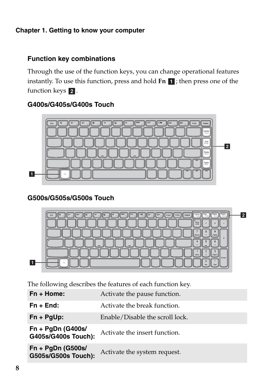 Lenovo G500s Touch Notebook User Manual | Page 12 / 50