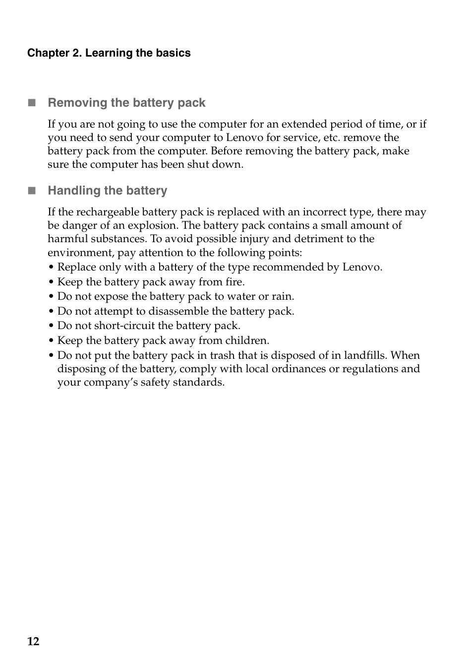 Lenovo G560e Notebook User Manual | Page 16 / 51