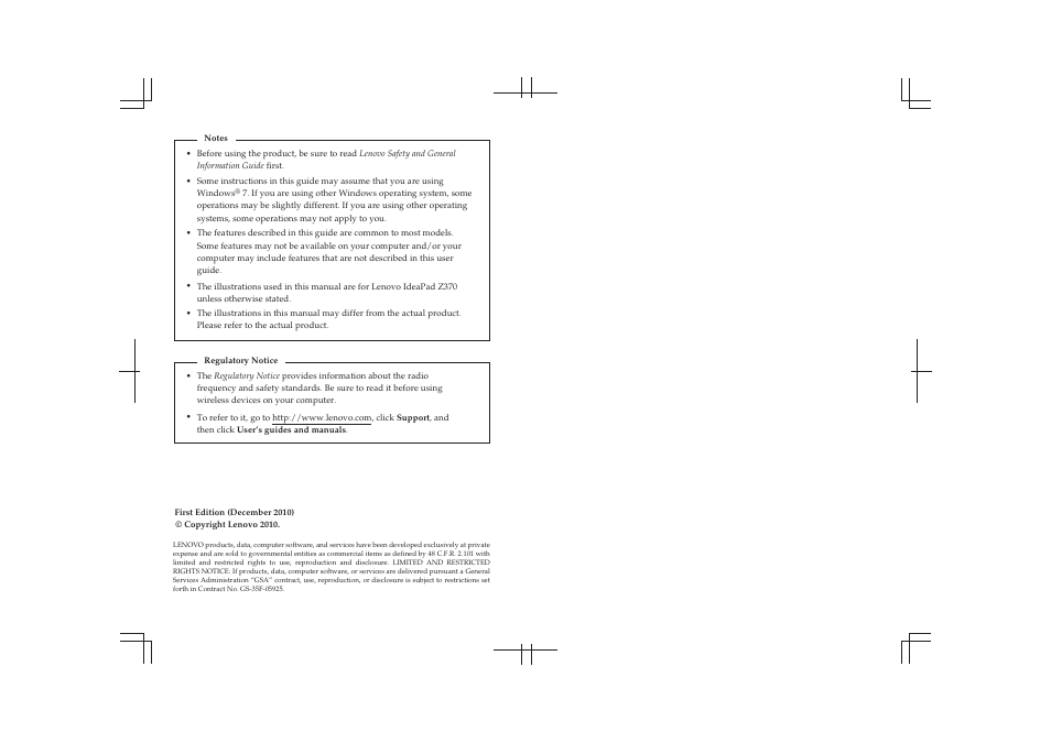 Lenovo G560e Notebook User Manual | Page 50 / 51