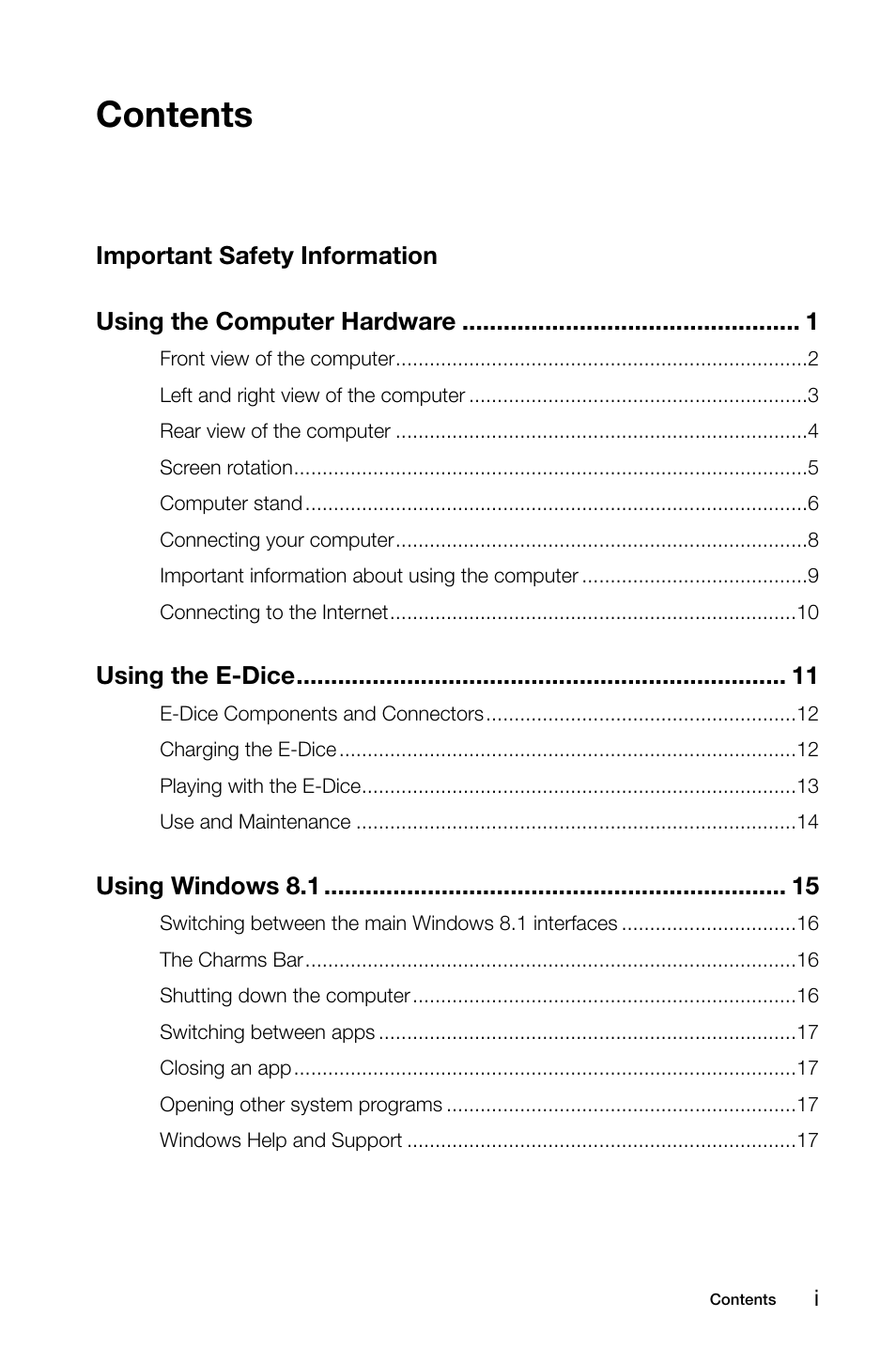 Lenovo Flex 20 All-in-One IdeaCentre User Manual | Page 4 / 49