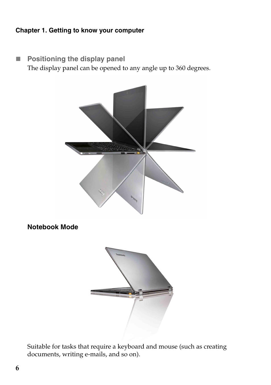 Lenovo Yoga 13 Notebook IdeaPad User Manual | Page 10 / 40