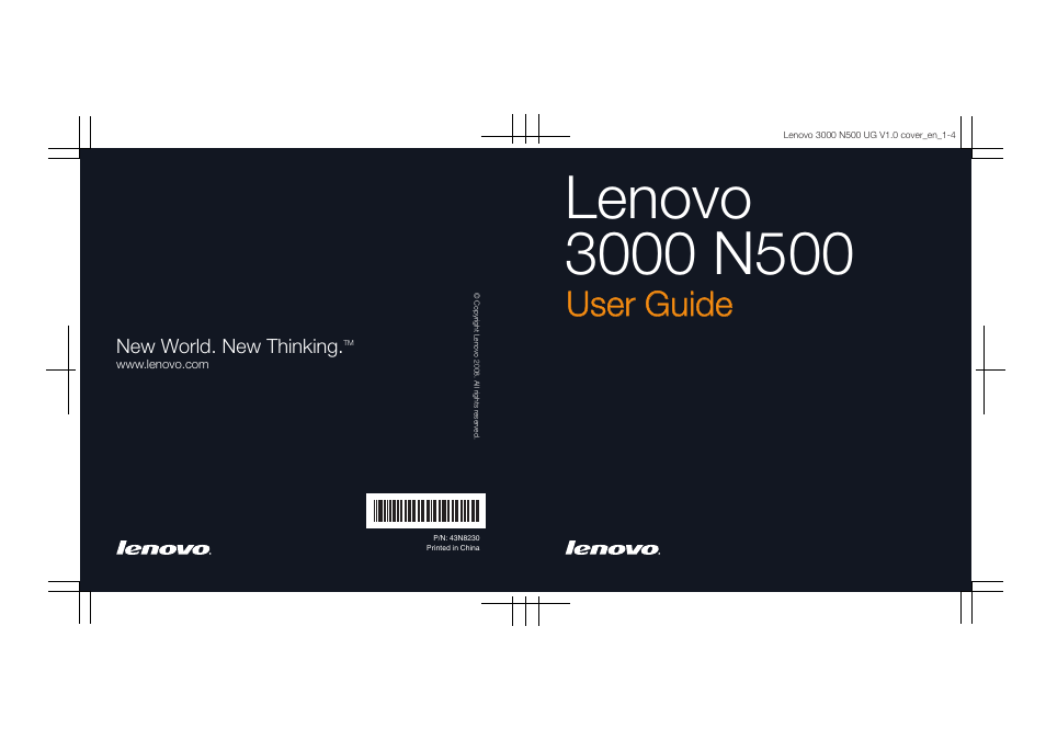 Lenovo N500 Notebook User Manual | 148 pages