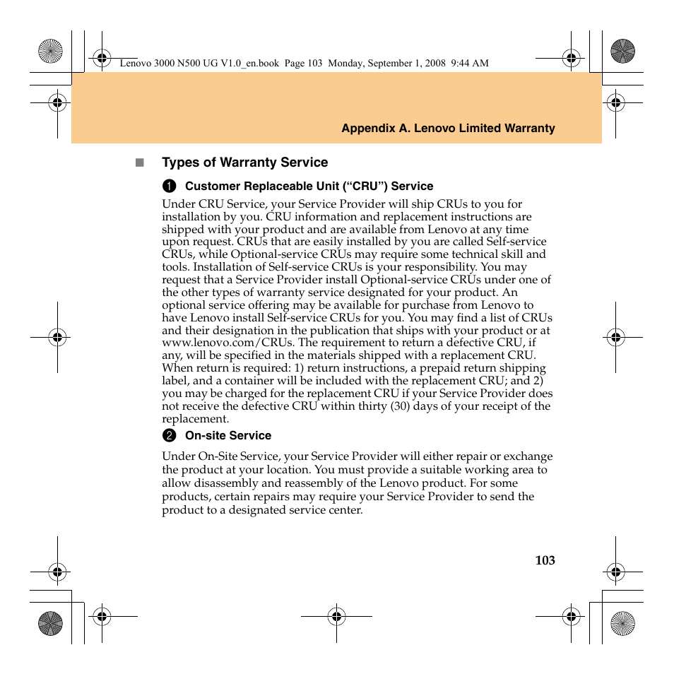 Lenovo N500 Notebook User Manual | Page 111 / 148