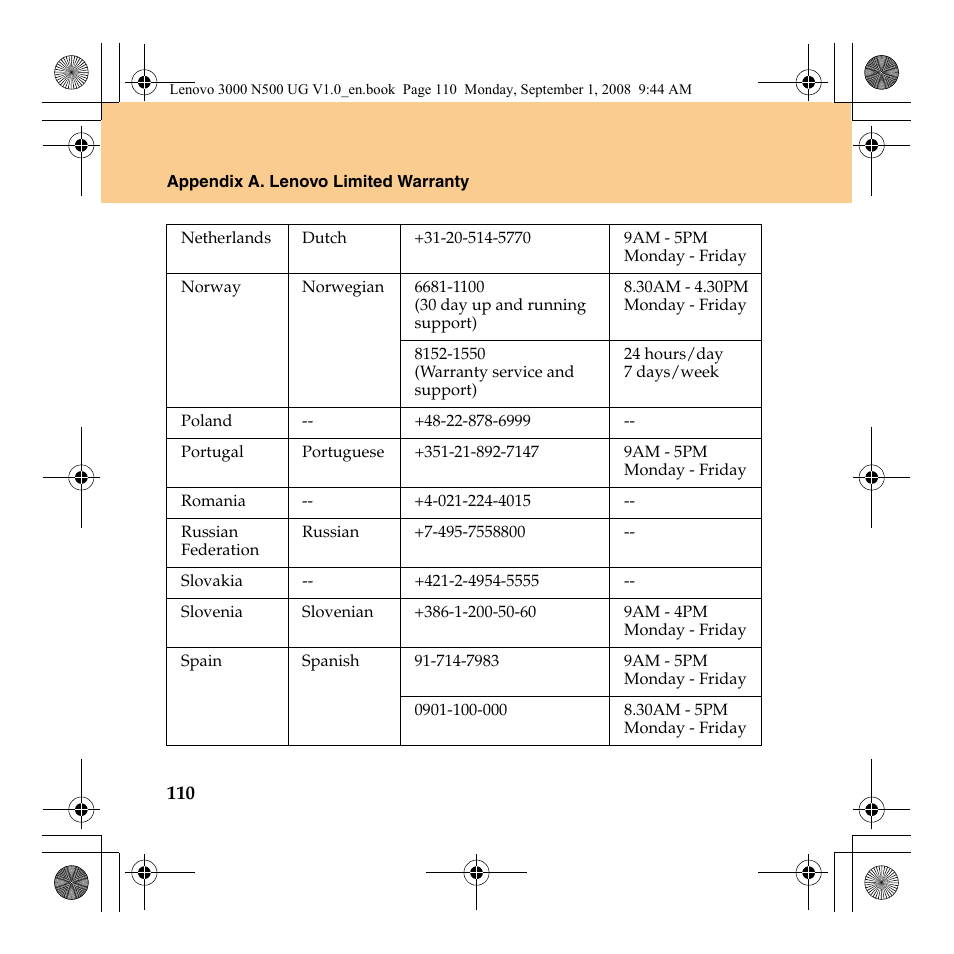 Lenovo N500 Notebook User Manual | Page 118 / 148