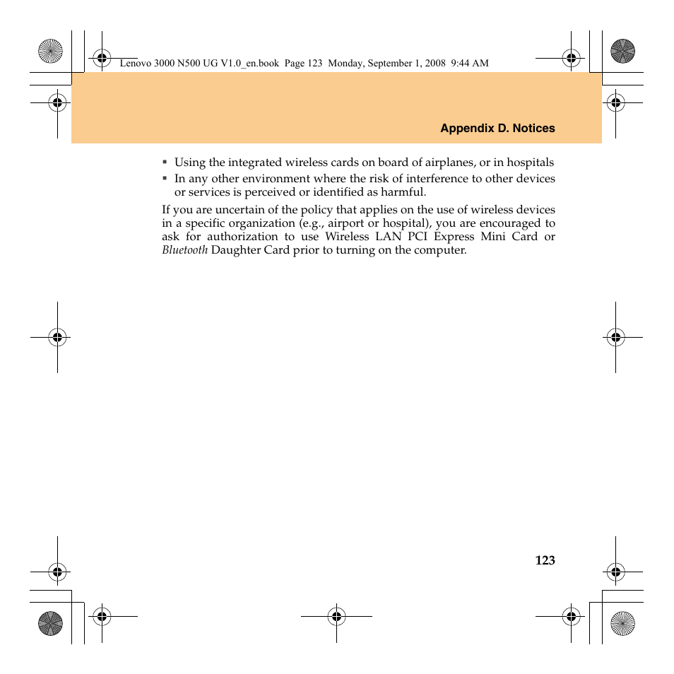 Lenovo N500 Notebook User Manual | Page 131 / 148