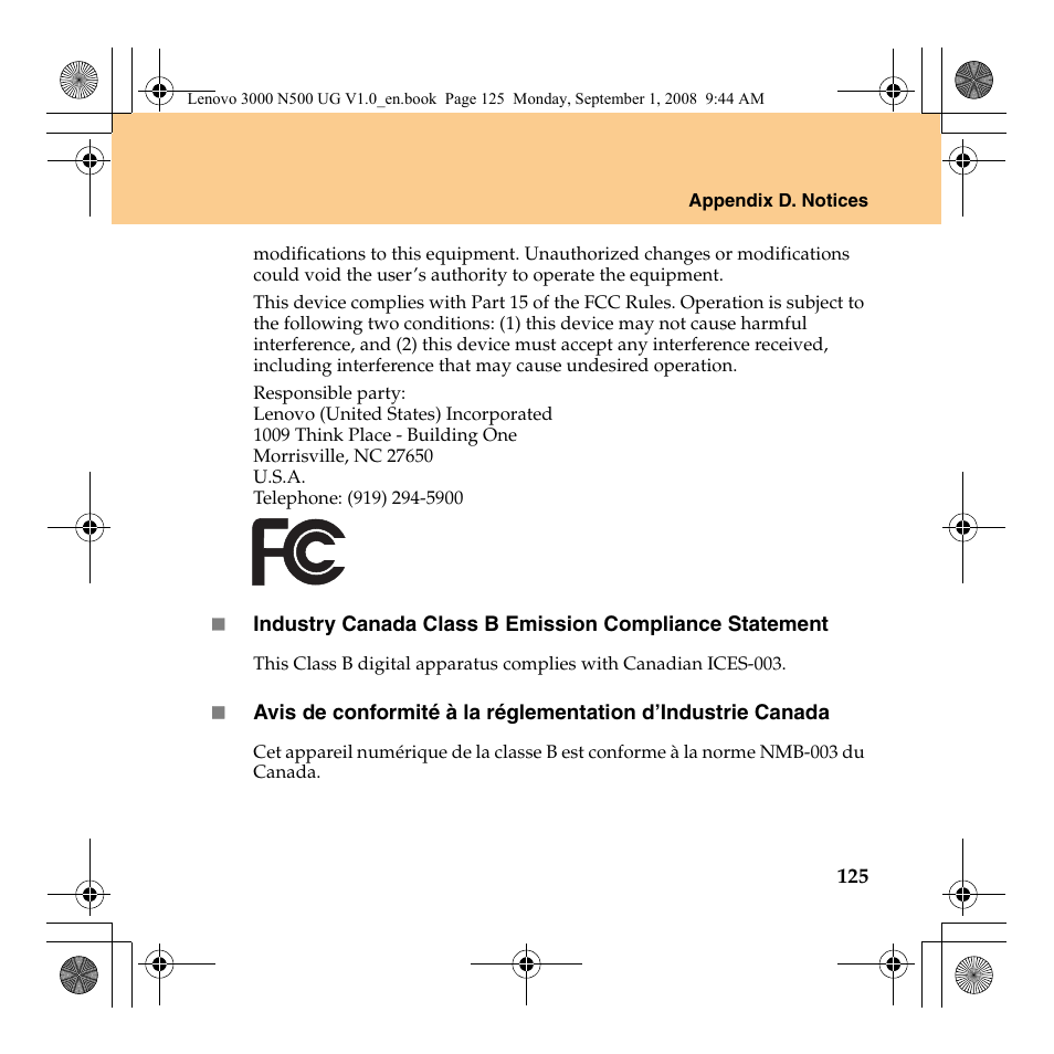 Lenovo N500 Notebook User Manual | Page 133 / 148