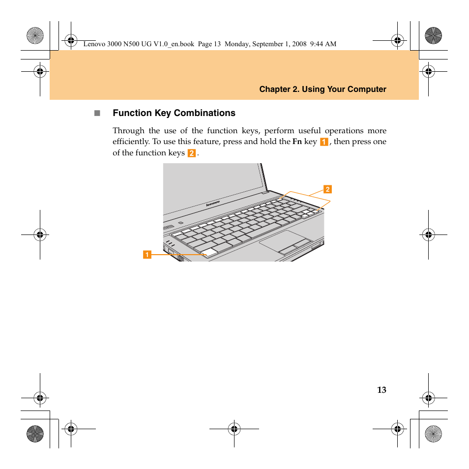 Lenovo N500 Notebook User Manual | Page 21 / 148