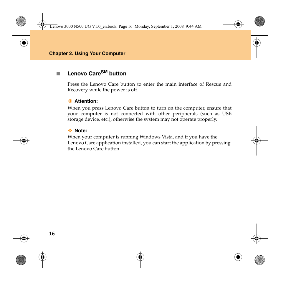 Lenovo N500 Notebook User Manual | Page 24 / 148