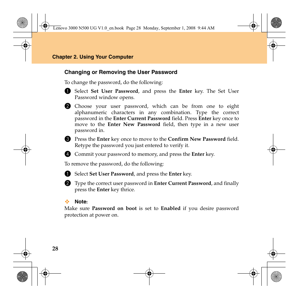 Lenovo N500 Notebook User Manual | Page 36 / 148