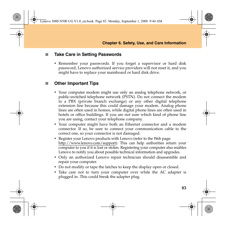 Lenovo N500 Notebook User Manual | Page 91 / 148