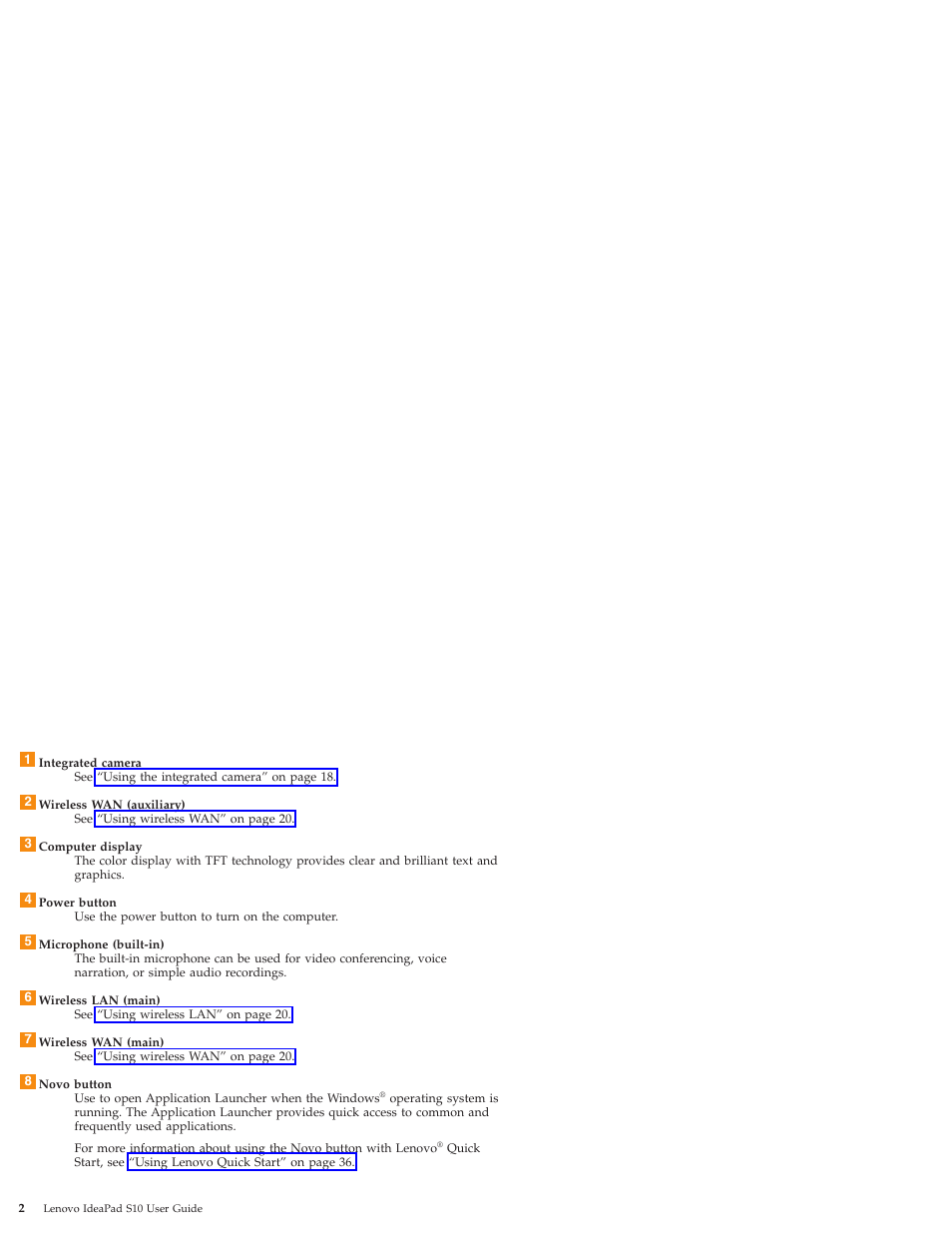 Lenovo IdeaPad S10 User Manual | Page 10 / 180