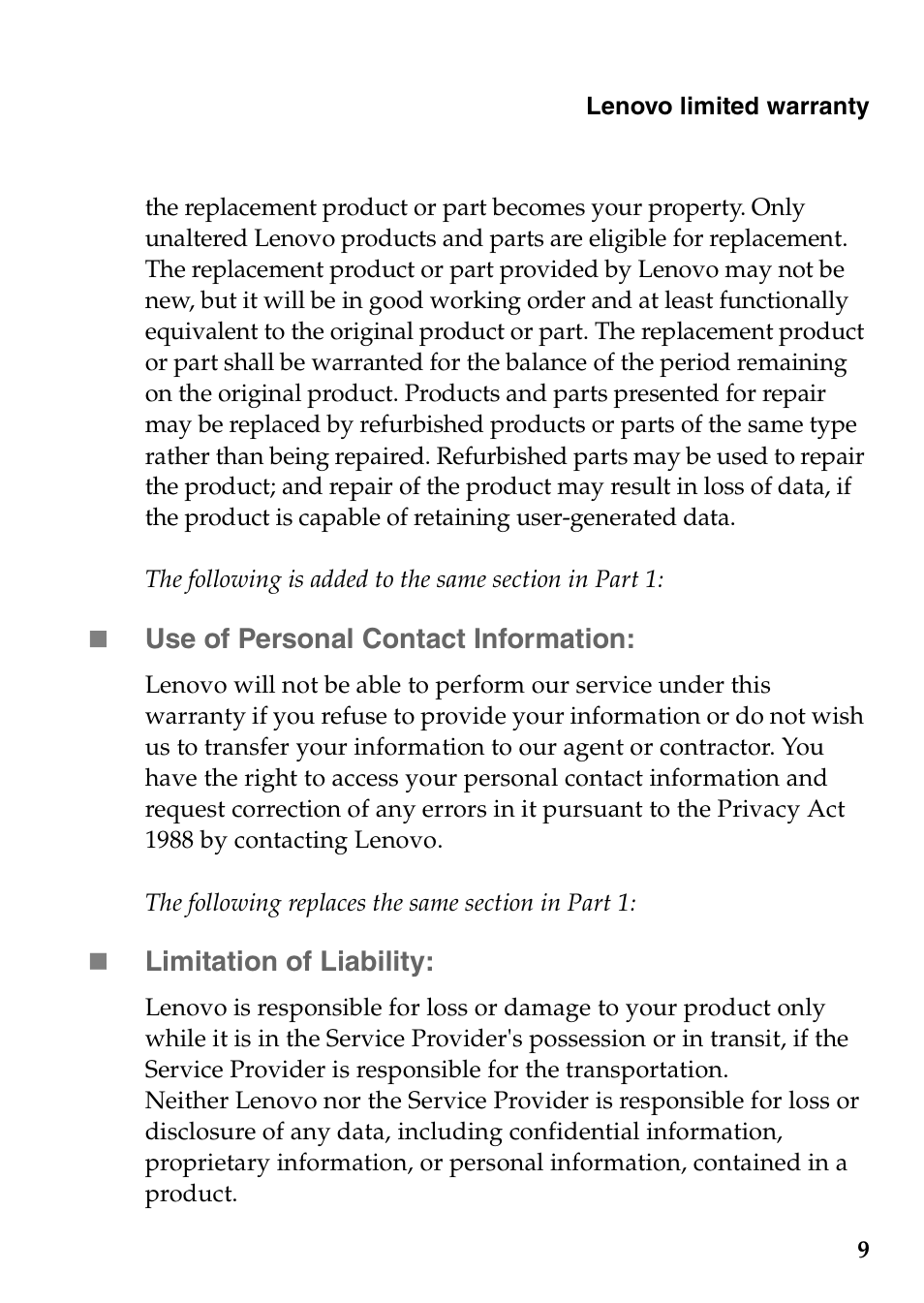 Lenovo Miix 2 8 Tablet Lenovo User Manual | Page 9 / 27