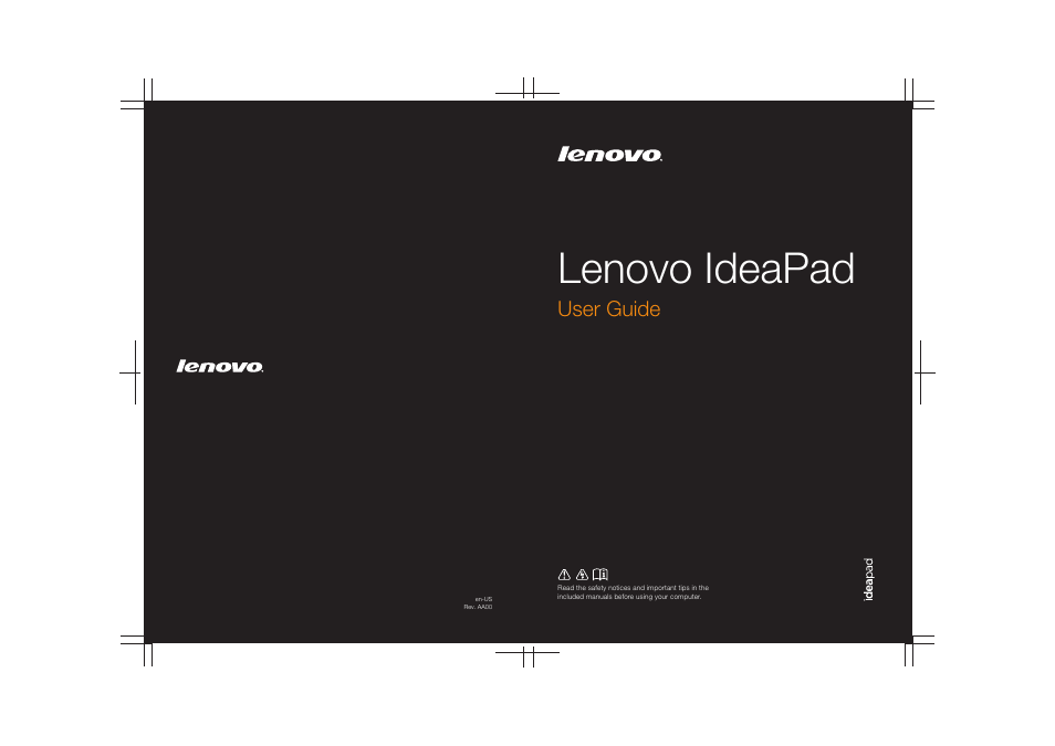 Lenovo IdeaPad S500 Touch Notebook User Manual | 36 pages