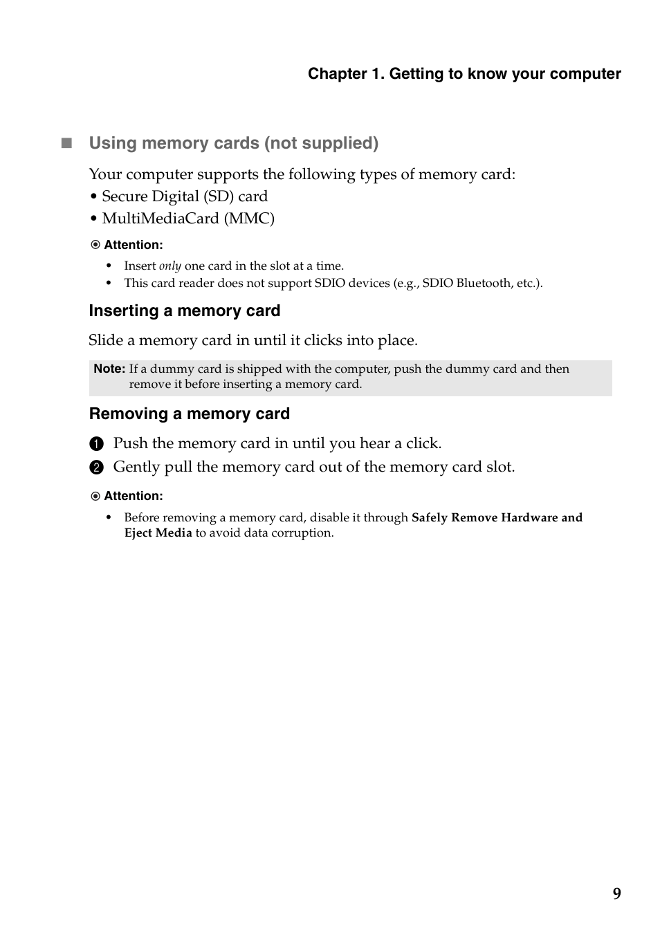 Lenovo IdeaPad S500 Touch Notebook User Manual | Page 15 / 36