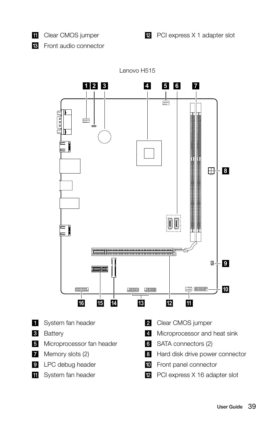 Lenovo H515 Desktop User Manual | Page 44 / 63