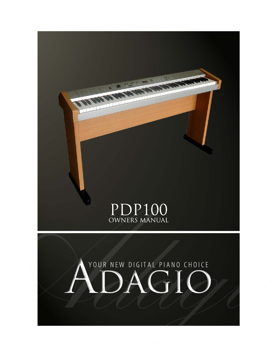 Adagio Teas PDP100 User Manual | 26 pages
