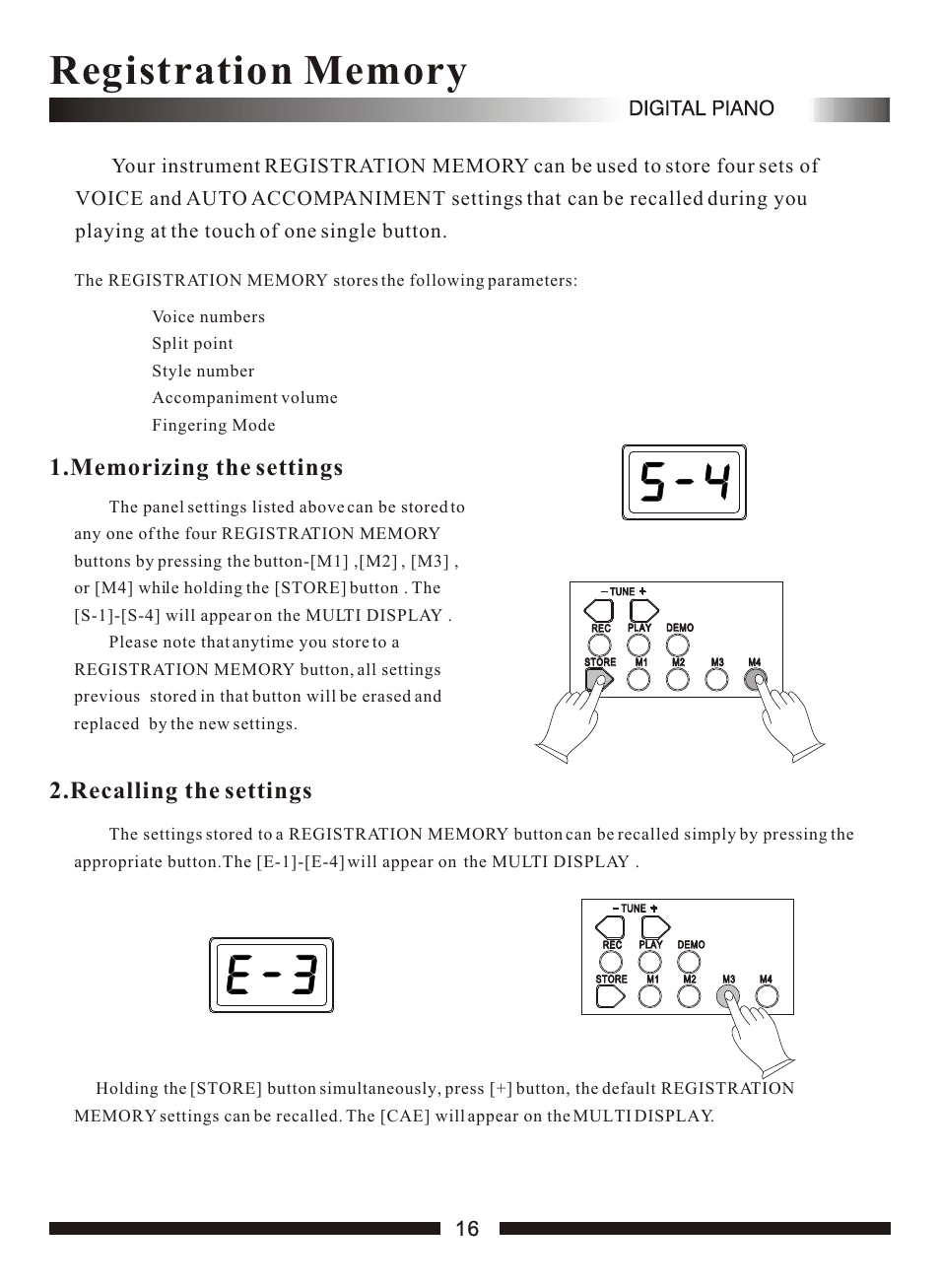Т³гж 18, Recalling the settings | Adagio Teas PDP100 User Manual | Page 18 / 26