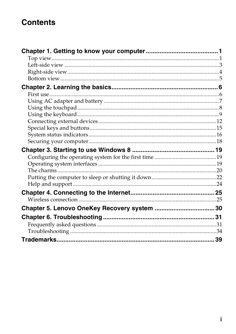 Lenovo IdeaPad S200 User Manual | Page 3 / 45