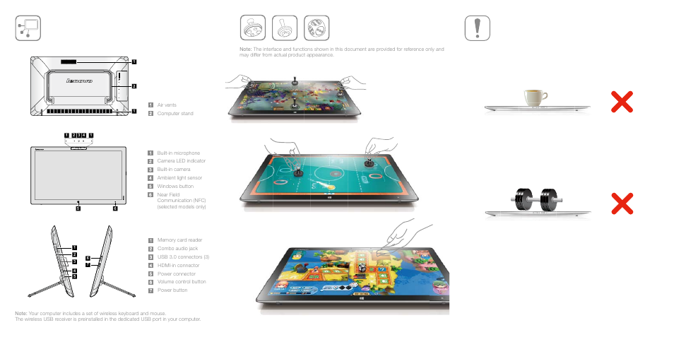 Lenovo Horizon 2e Table PC User Manual | Page 2 / 2