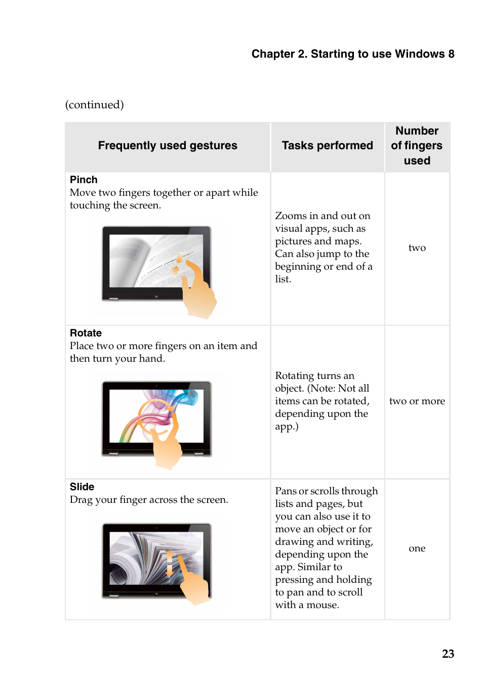 Lenovo G500s Touch Notebook User Manual | Page 27 / 48