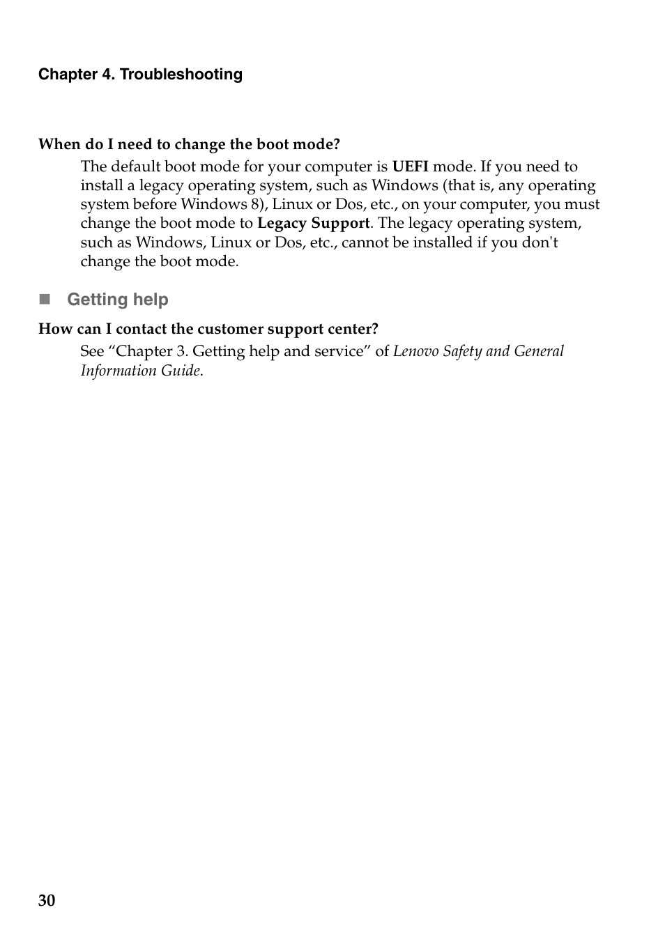 Lenovo G500s Touch Notebook User Manual | Page 34 / 48