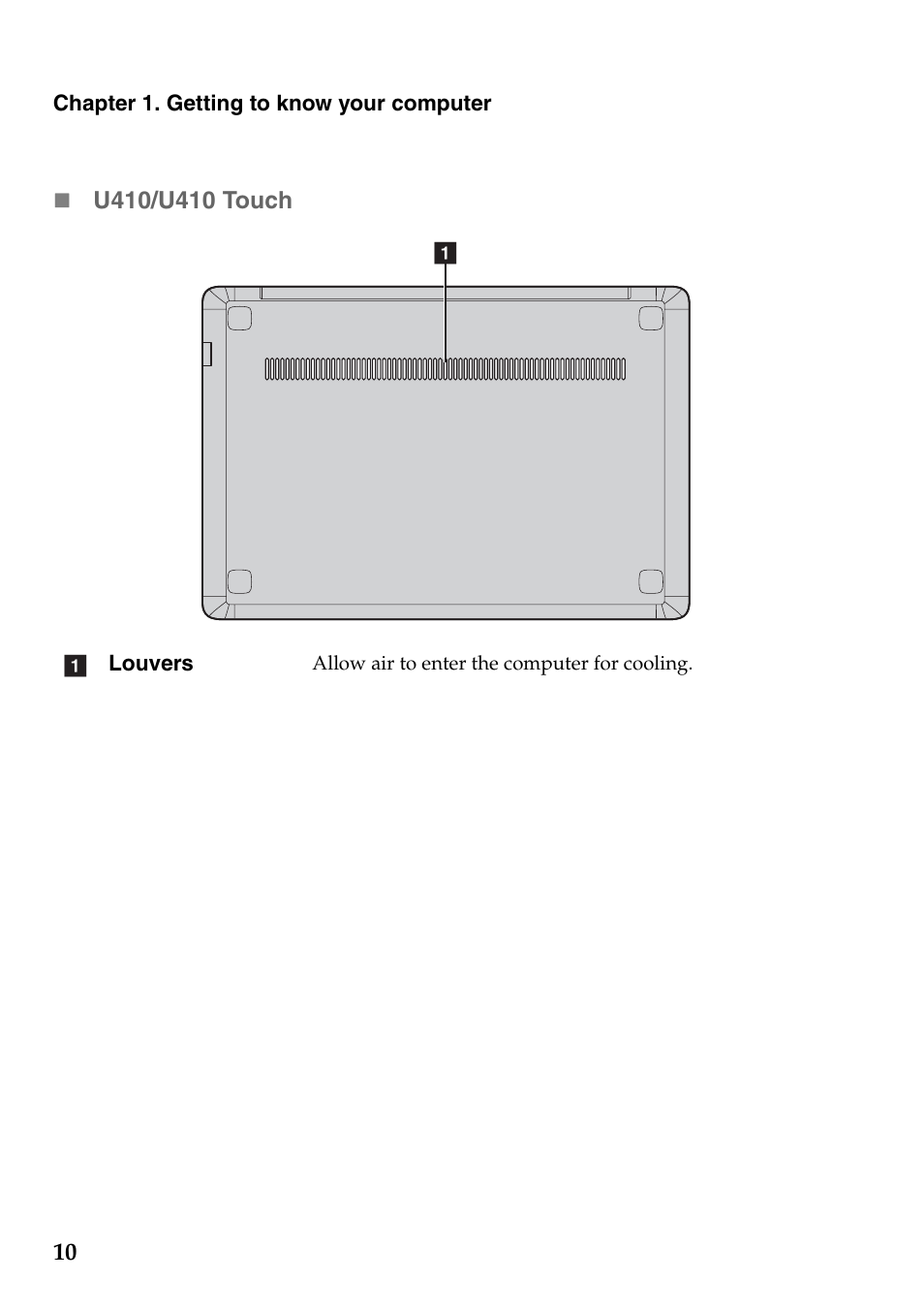 Lenovo IdeaPad U310 Touch Notebook User Manual | Page 14 / 52