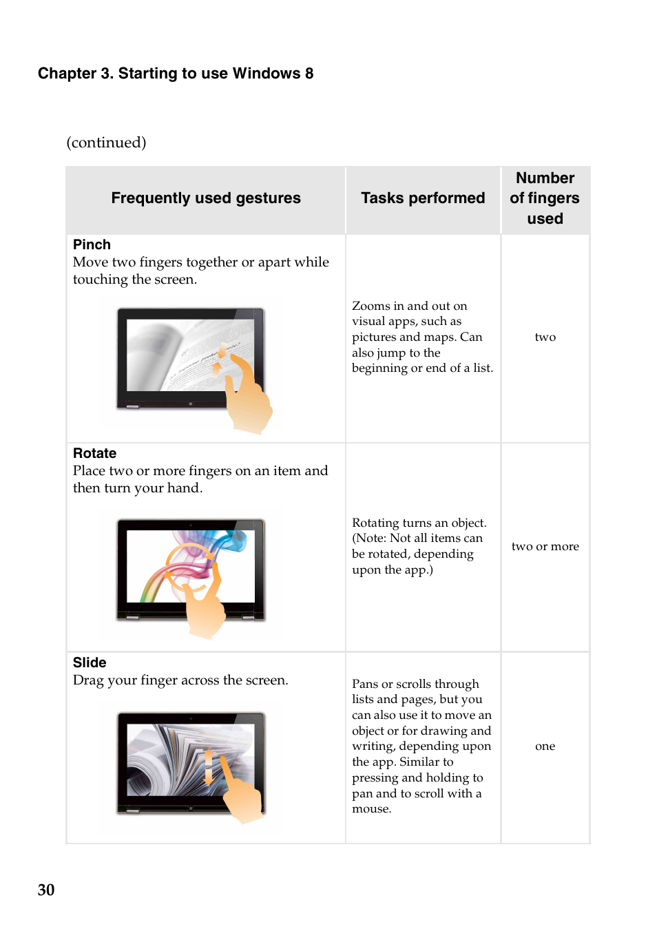 Lenovo IdeaPad U310 Touch Notebook User Manual | Page 34 / 52