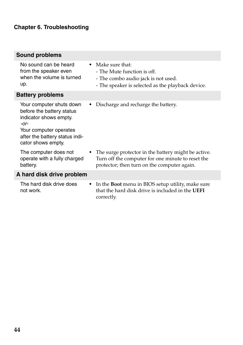 Lenovo IdeaPad U310 Touch Notebook User Manual | Page 48 / 52