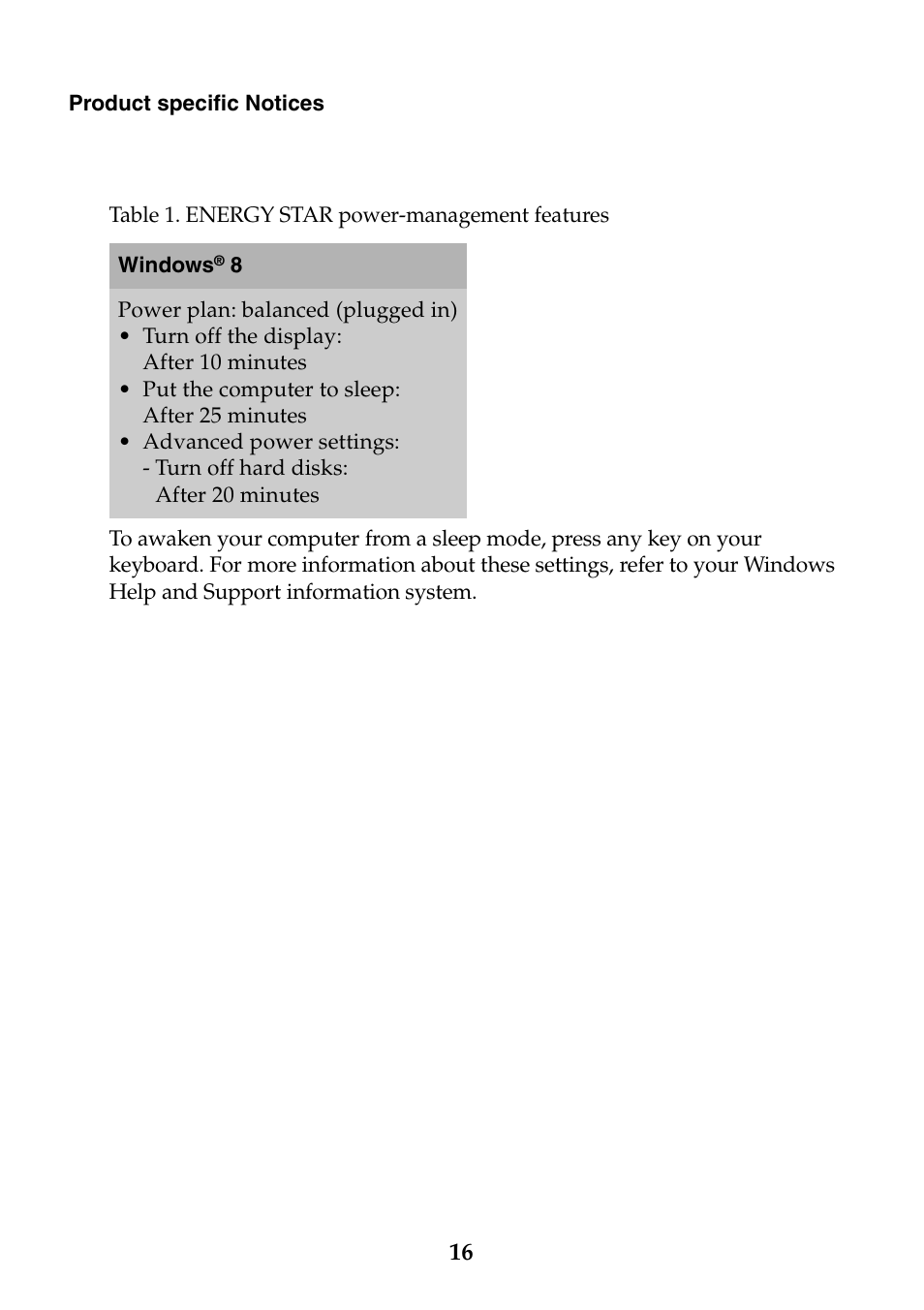 Lenovo G400s Touch Notebook User Manual | Page 16 / 26