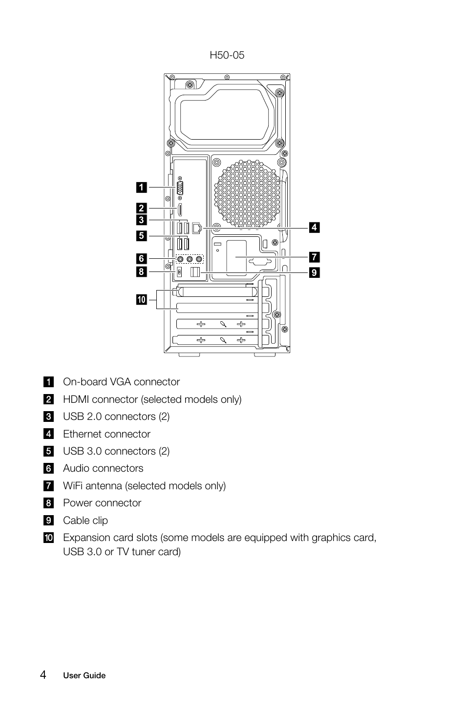 Lenovo H50-50 Desktop User Manual | Page 9 / 63