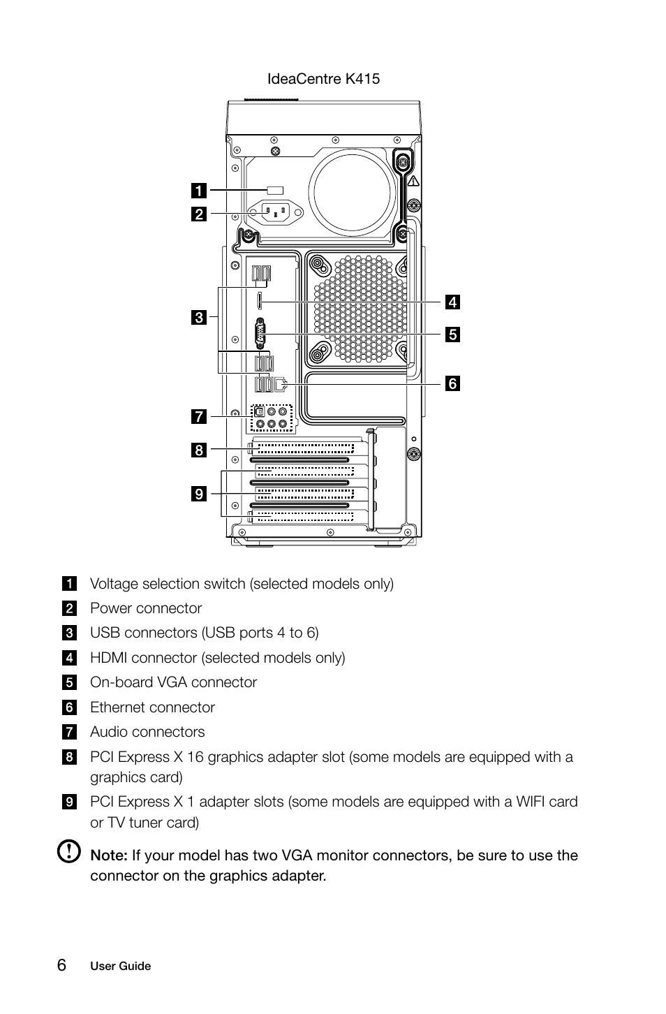 Lenovo IdeaCentre K415 User Manual | Page 11 / 69