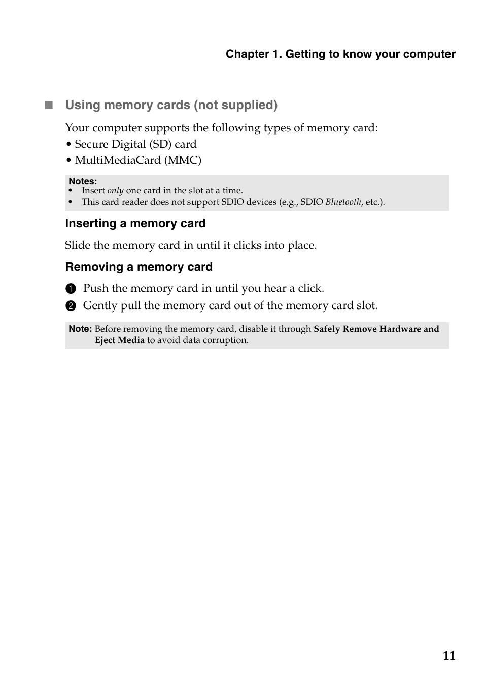 Lenovo IdeaPad Z710 Notebook User Manual | Page 15 / 50