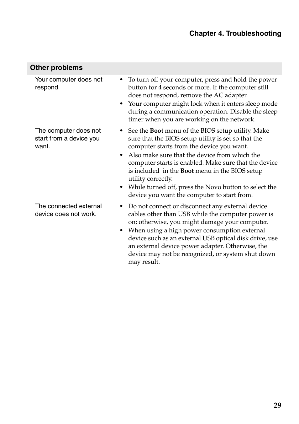 Lenovo G400 Notebook User Manual | Page 33 / 46