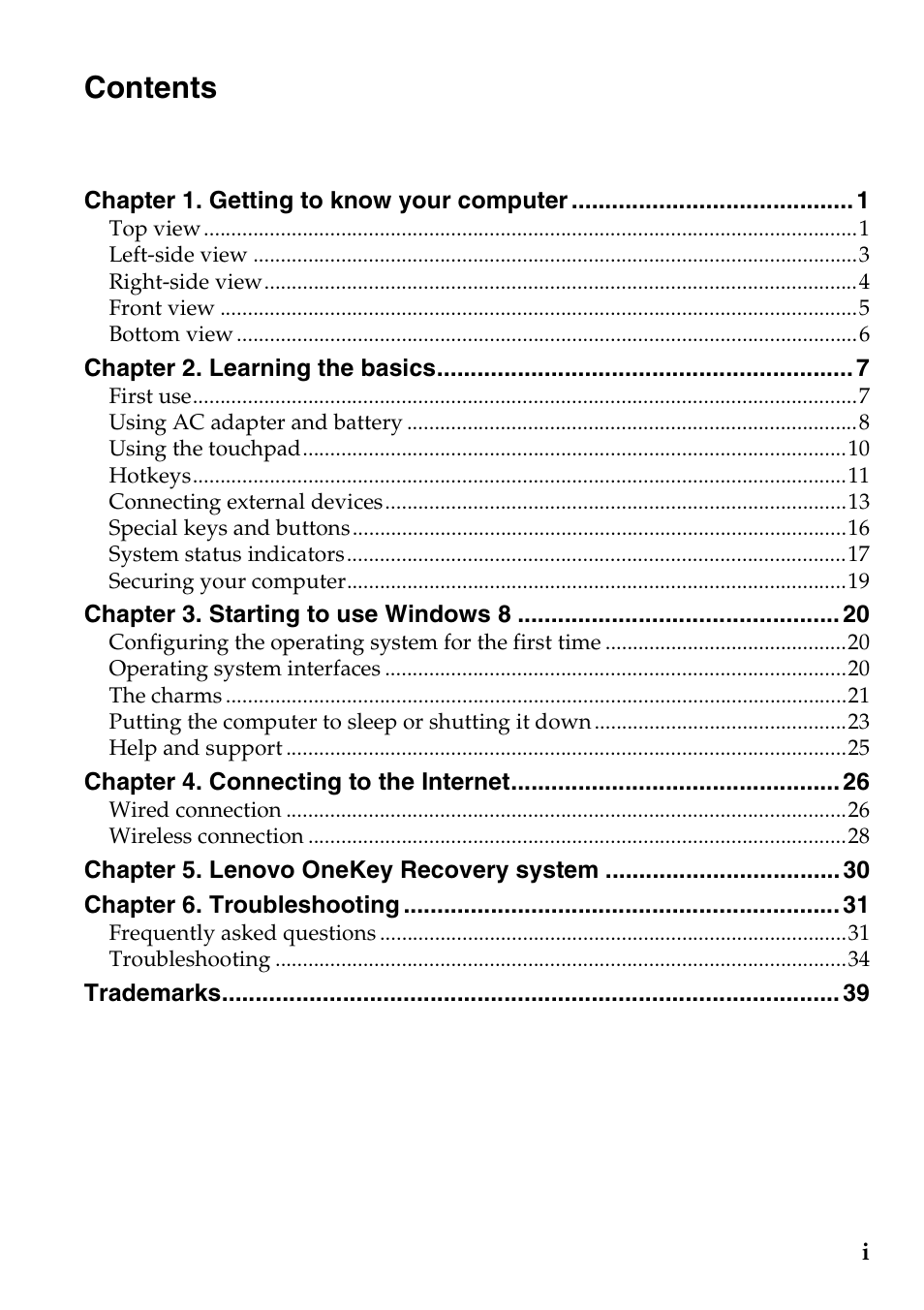 Lenovo IdeaPad S300 Notebook User Manual | Page 3 / 45