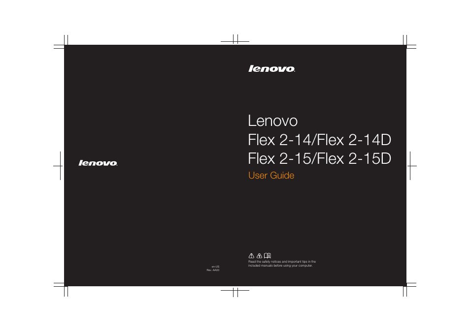 Lenovo Flex 2-15 Notebook Lenovo User Manual | 48 pages