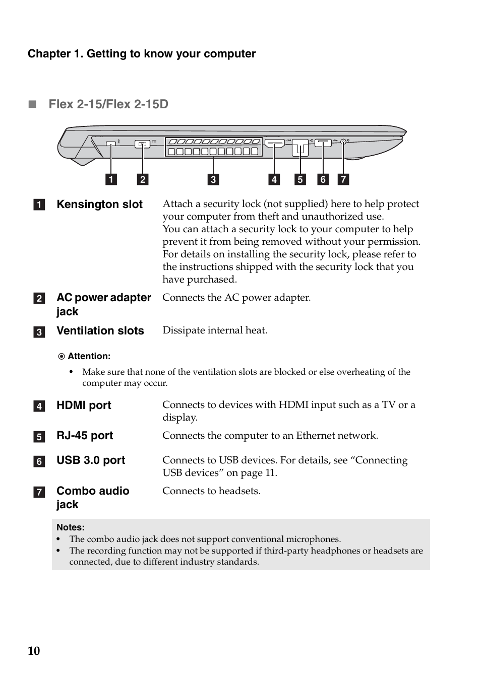 Lenovo Flex 2-15 Notebook Lenovo User Manual | Page 14 / 48