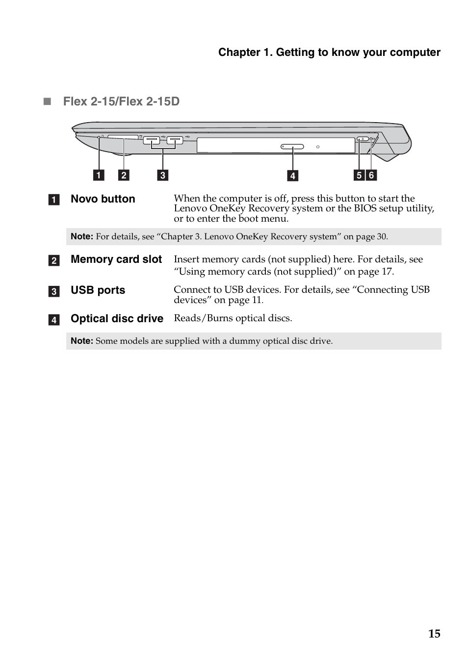 Lenovo Flex 2-15 Notebook Lenovo User Manual | Page 19 / 48