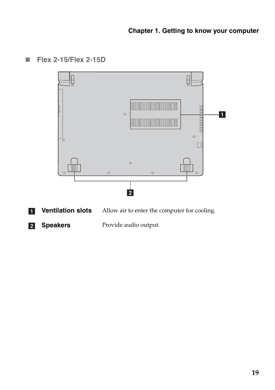 Lenovo Flex 2-15 Notebook Lenovo User Manual | Page 23 / 48