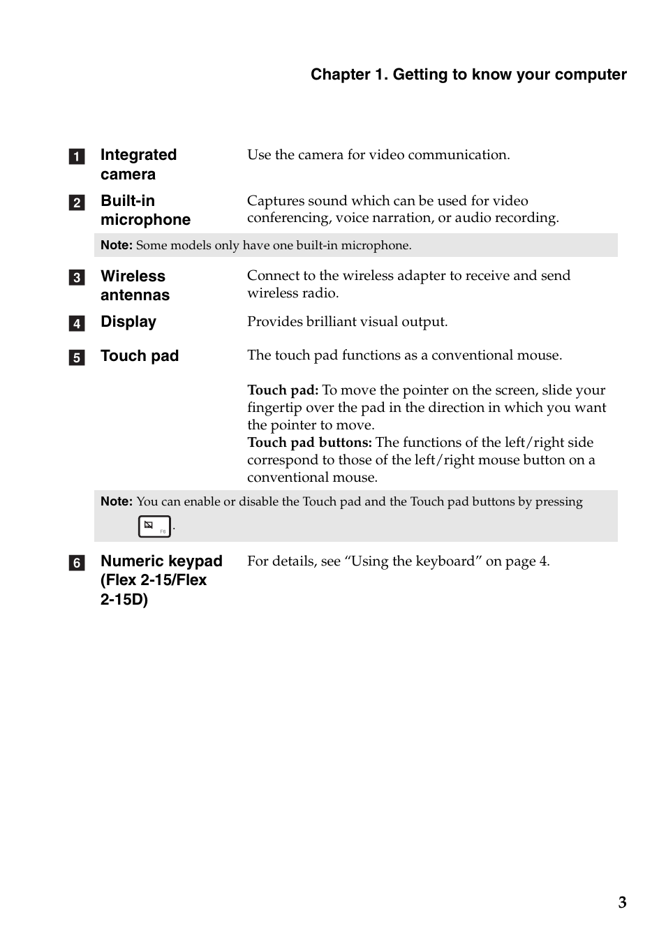 Lenovo Flex 2-15 Notebook Lenovo User Manual | Page 7 / 48