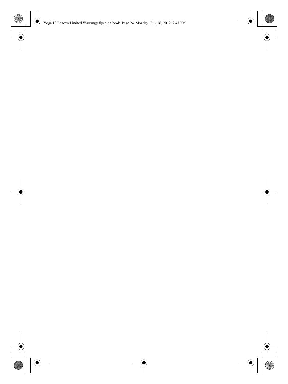 Lenovo Yoga 13 Notebook IdeaPad User Manual | Page 24 / 24