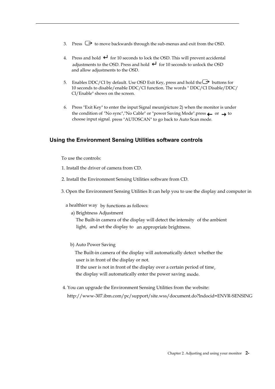 Lenovo ThinkVision L2251x Wide 22in LCD Monitor User Manual | Page 18 / 37