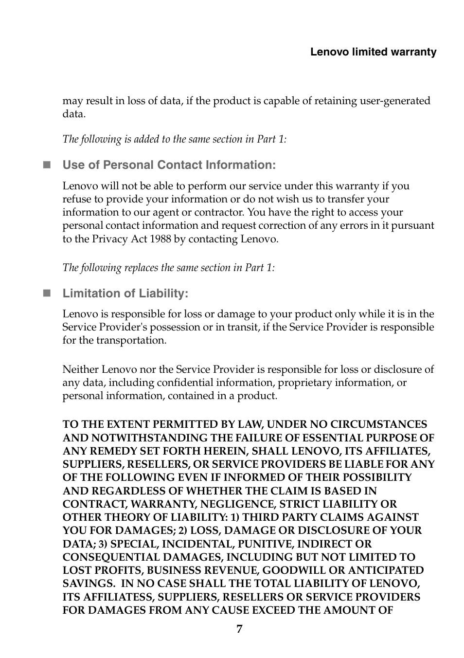 Lenovo IdeaPad S310 Notebook User Manual | Page 7 / 20
