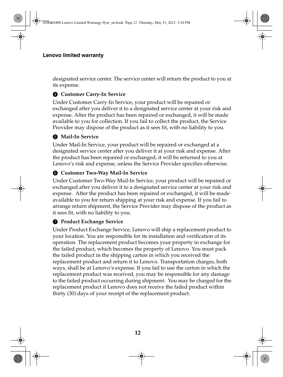 Lenovo IdeaPad S400 Notebook User Manual | Page 12 / 20