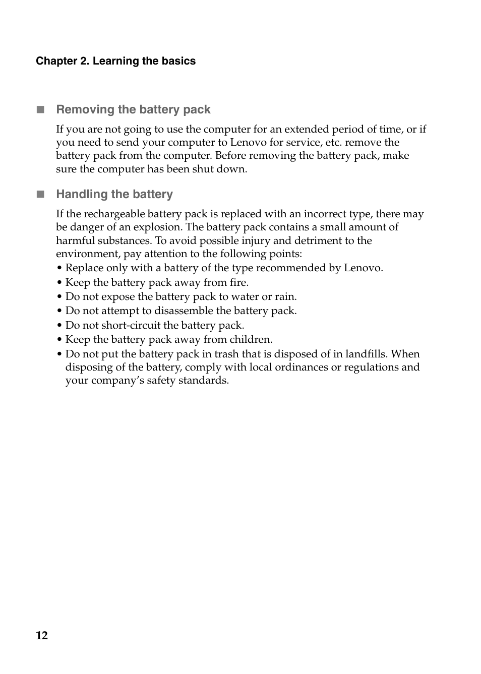 Lenovo IdeaPad Z485 Notebook User Manual | Page 16 / 59