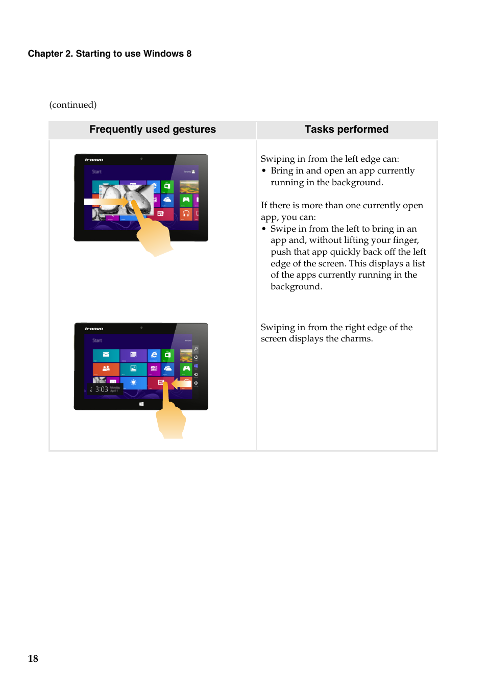 Lenovo Miix 10 Tablet IdeaPad User Manual | Page 22 / 32