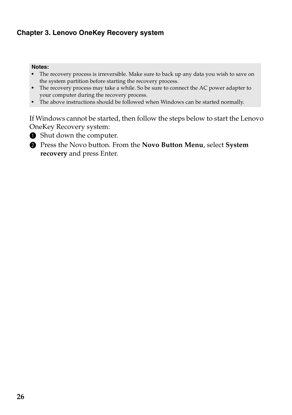 Lenovo Yoga 2 11 Notebook Lenovo User Manual | Page 30 / 38